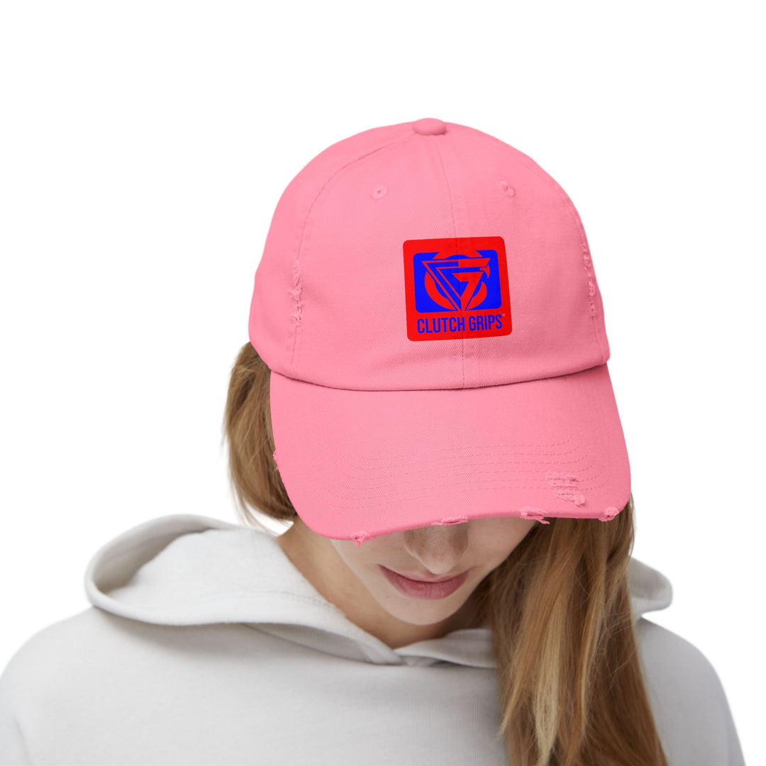 CG SQUARE LOGO RED BLUE CAP