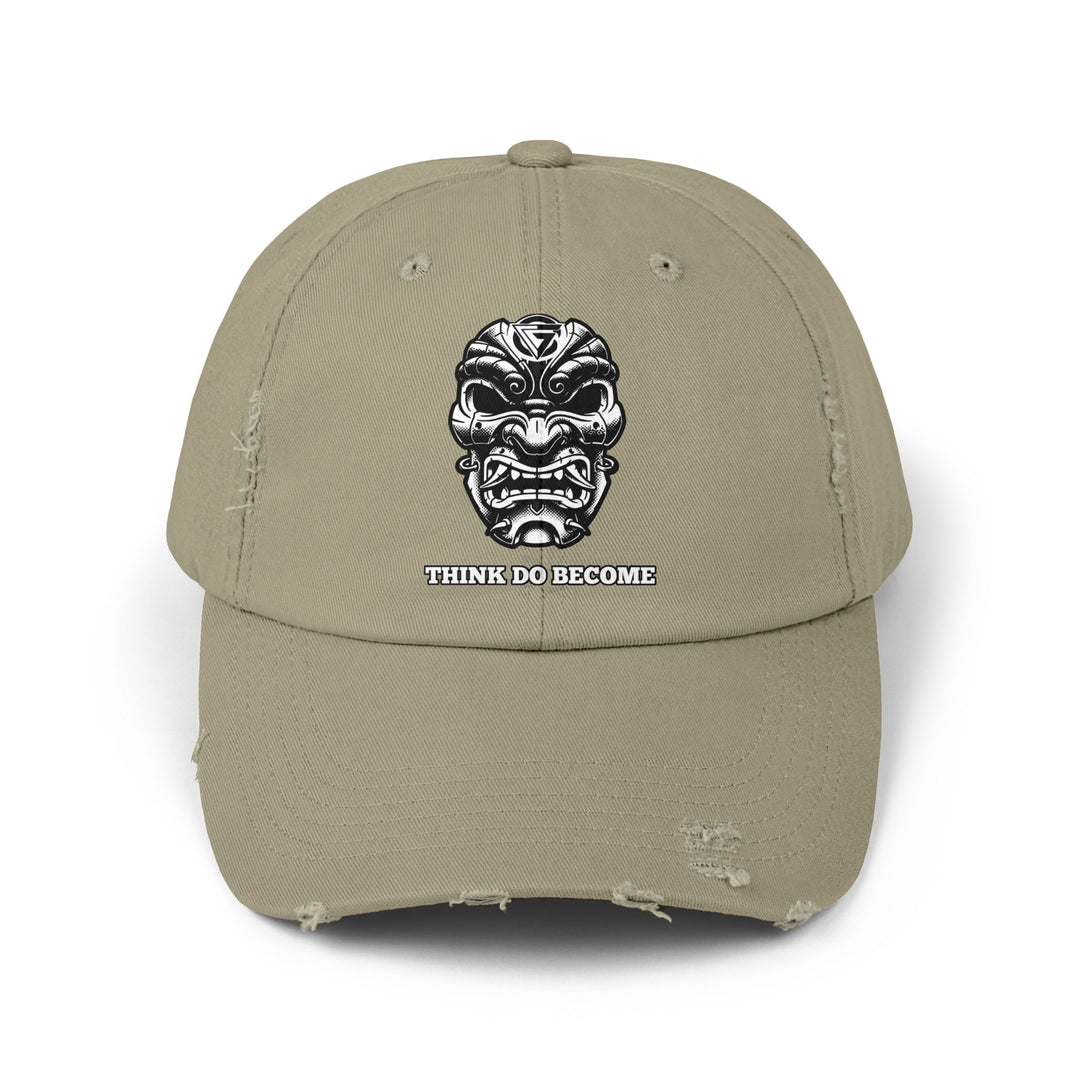 CG SAMURAI MASK WHITE BLACK /THINK DO BECOME CAP