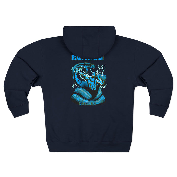MAC VS SNAKE BLUE/READY FOR WAR ZIP UP