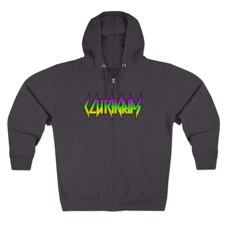 CG LIFT KICK YELLOW GREEN PURPLE FADE /KILL OR BE KILLED ZIP UP