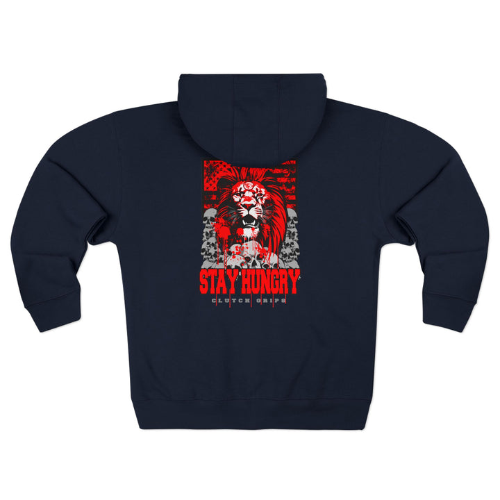 CG LION HEART RED BLACK/STAY HUNGRY ZIP UP