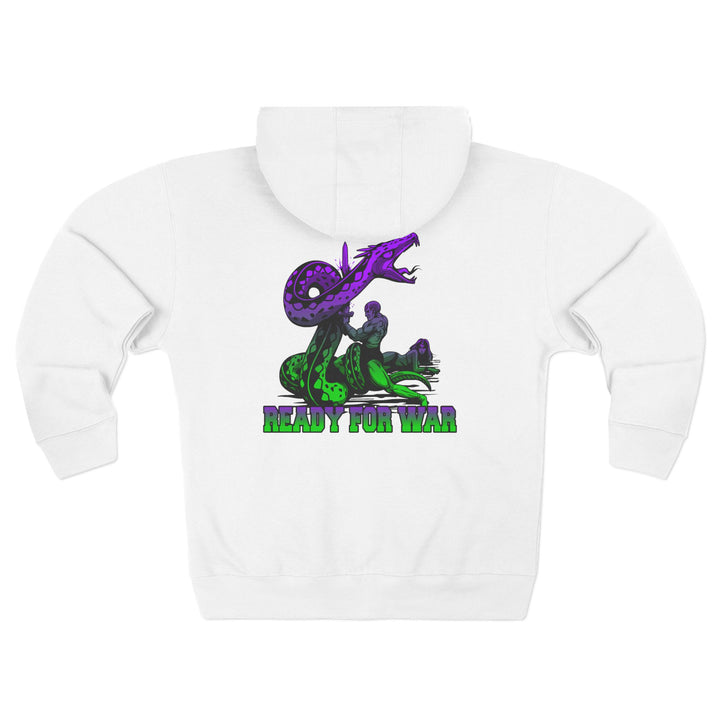 CG SERPENT SLAYER PURPLE GREEN /READY FOR WAR ZIP UP