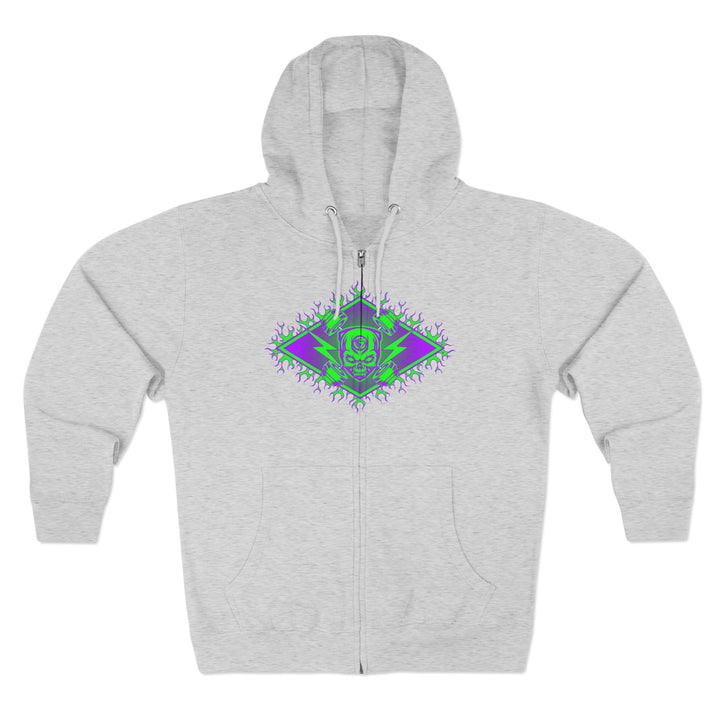 CG SERPENT SLAYER PURPLE GREEN /CONQUER ZIP UP