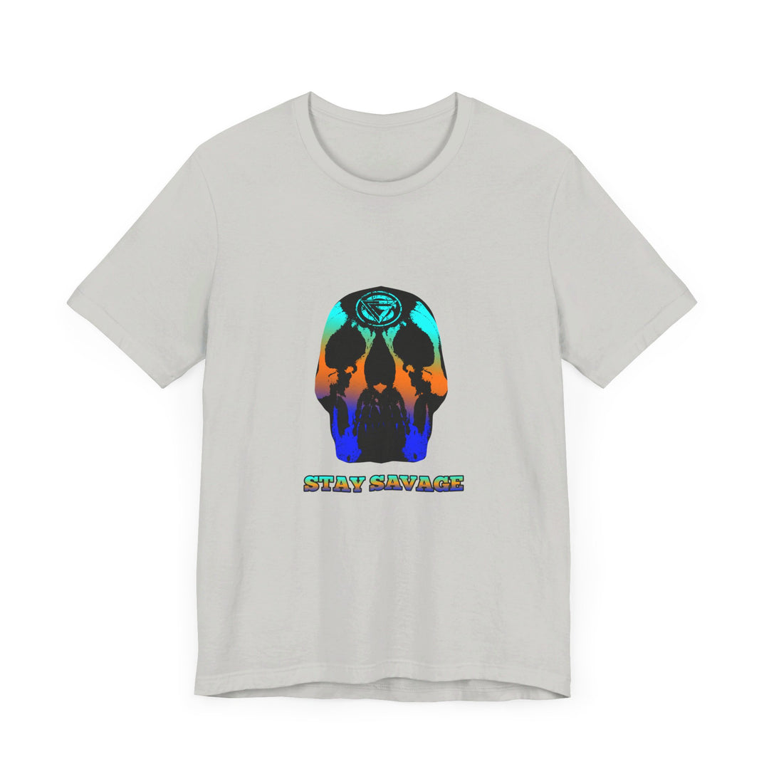 SKULLATOR BLUE ORANGE AQUA  /STAY SAVAGE