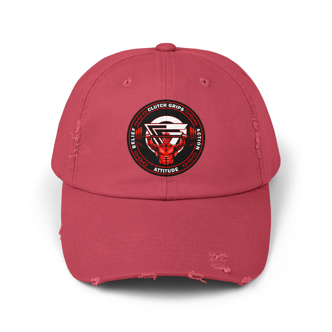 CG ENTER THE MAC RED BLACK WHITE BELIEF ATTITUDE ACTION CAP