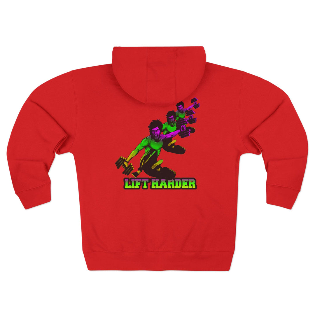 CG LIFT KICK YELLOW GREEN PURPLE/LIFT HARDER ZIP UP