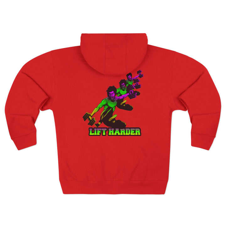CG LIFT KICK YELLOW GREEN PURPLE/LIFT HARDER ZIP UP