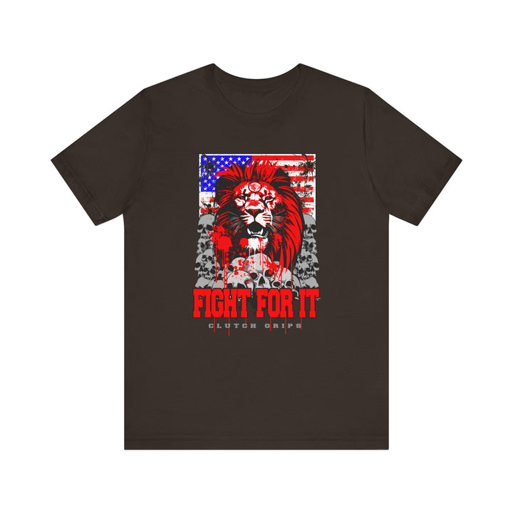 LIONHEART USA FLAG RED WHITE BLUE /FIGHT FOR IT