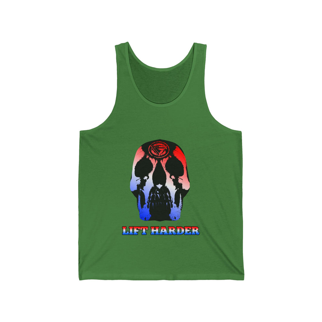 SKULLATOR TANK RED WHITE BLUE /LIFT HARDER