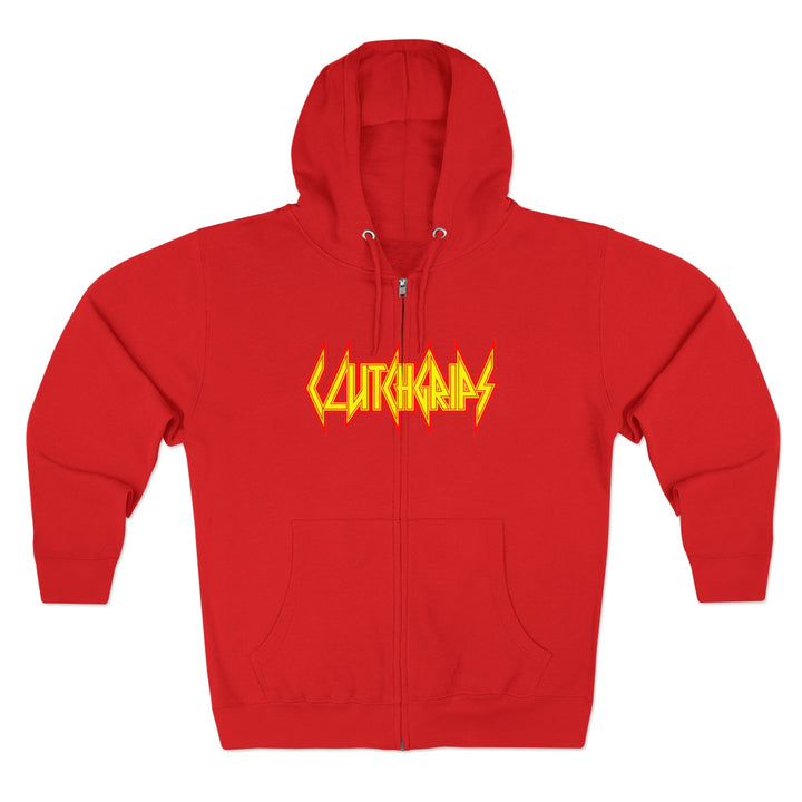 CG ANGRY DOG GOLD RED /LIFT OR DIE ZIP UP