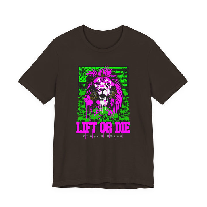 LION HEART PURPLEGREEN/LIFT OR DIE