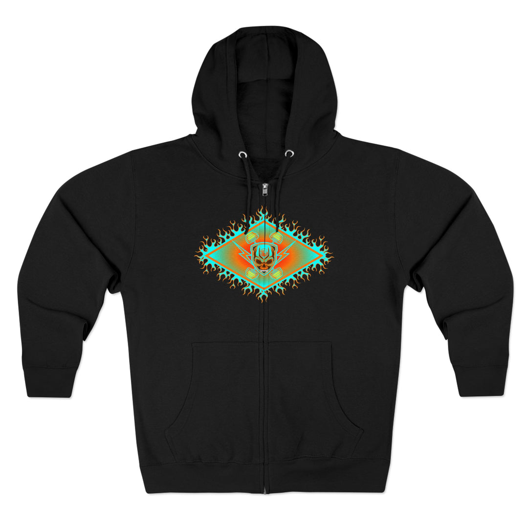 MAC VS SNAKE AQUA MIAMI DIAMOND FRONT /STAY SAVAGE ZIP UP