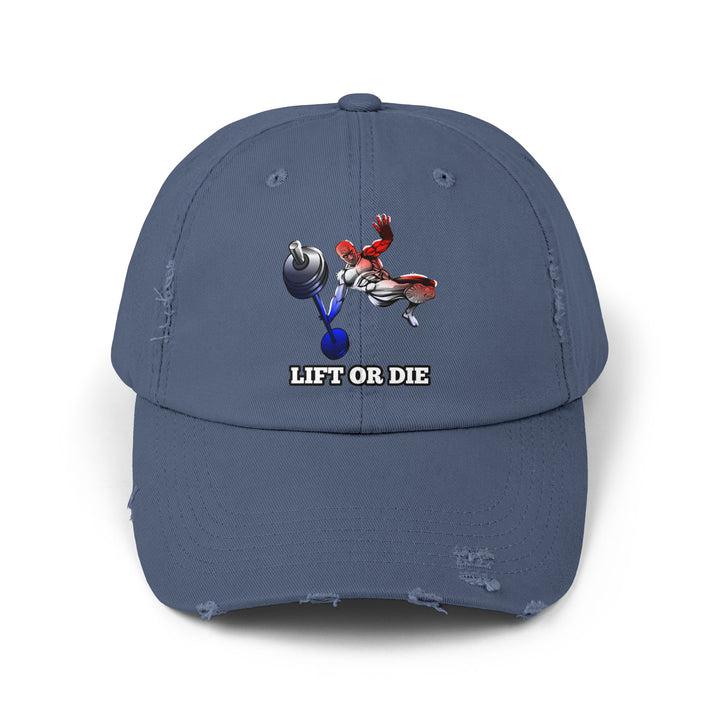 CG MAC JUMP RED WHITE BLUE FADE /LIFT OR DIE CAP