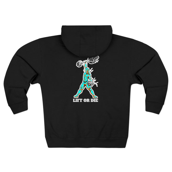 MAC-POWER LIFT AQUA ORANGE /LIFT OR DIE ZIP UP