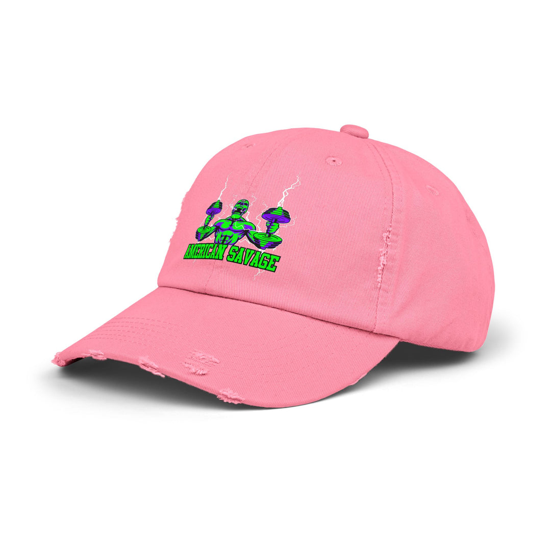RIDE THE LIGHTNING PURPLE GREEN/AMERICAN SAVAGE CAP