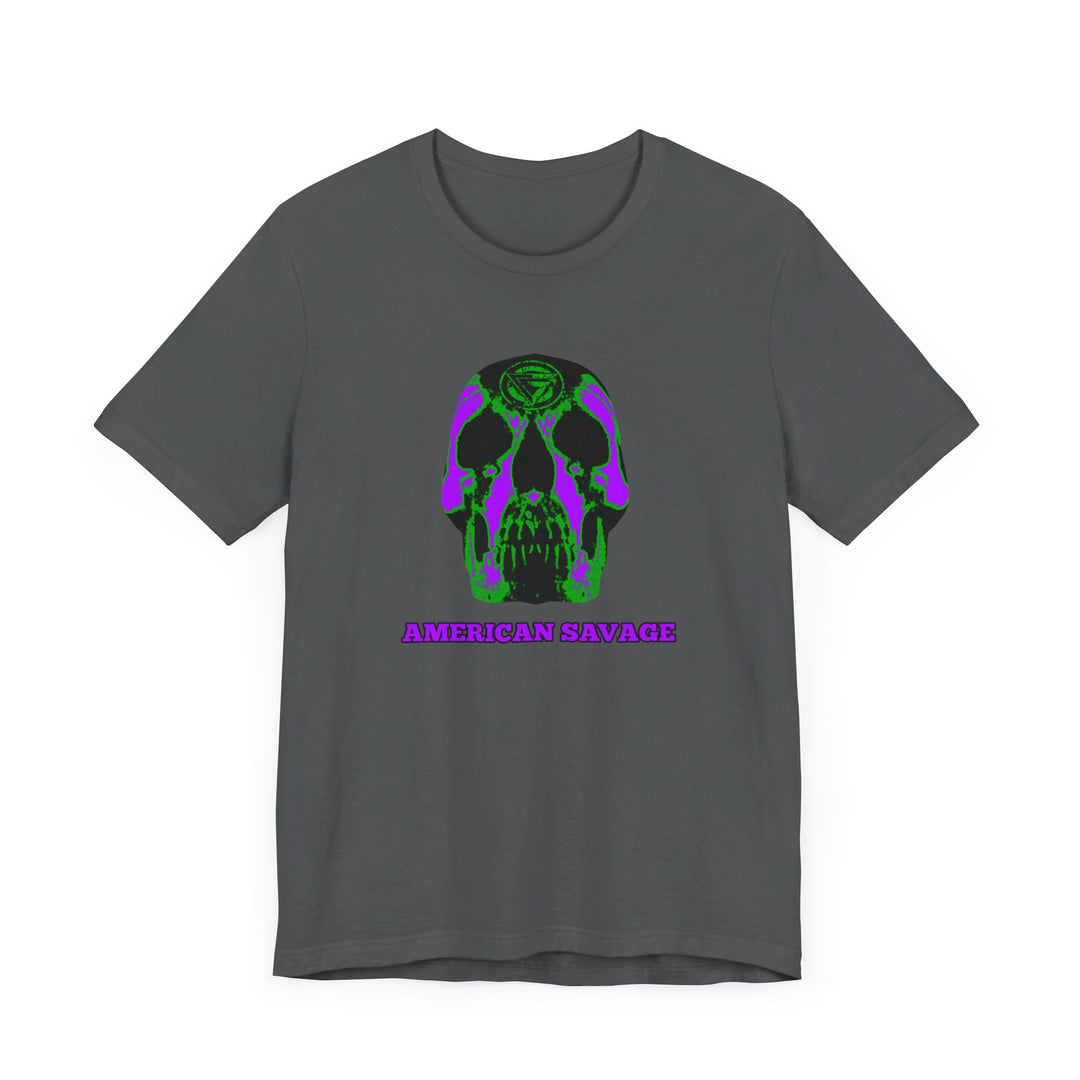 SKULLATOR PURPLE GREEN  /AMERICAN SAVAGE