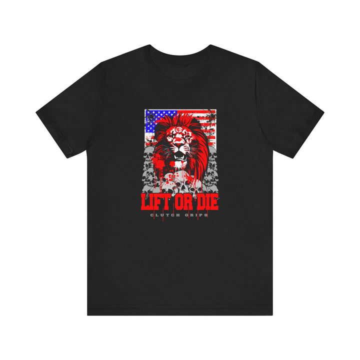 LIONHEART USA FLAG RED WHITE BLUE /LIFT OR DIE