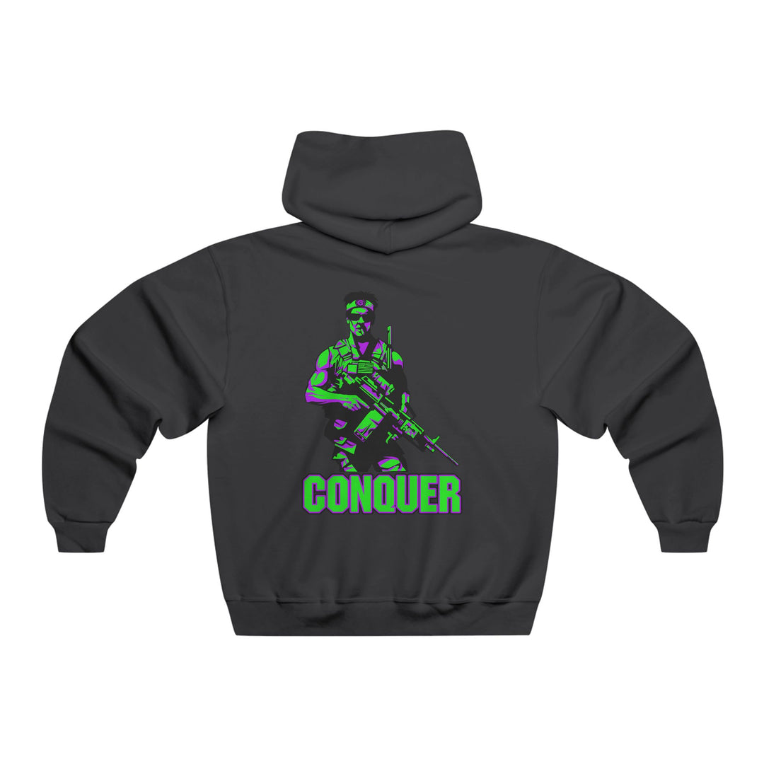 CG  NAVY SEAL TRIBUTE  RIP PURPLE GREEN /CONQUER ZIP UP