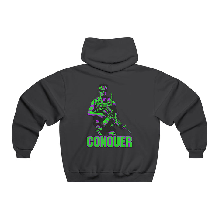 CG  NAVY SEAL TRIBUTE  RIP PURPLE GREEN /CONQUER ZIP UP