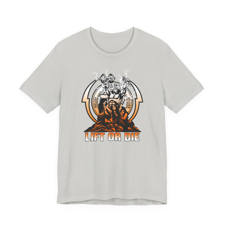 CG CONFIDENCE MAN ORANGE TO WHITE FADE /LIFT OR DIE