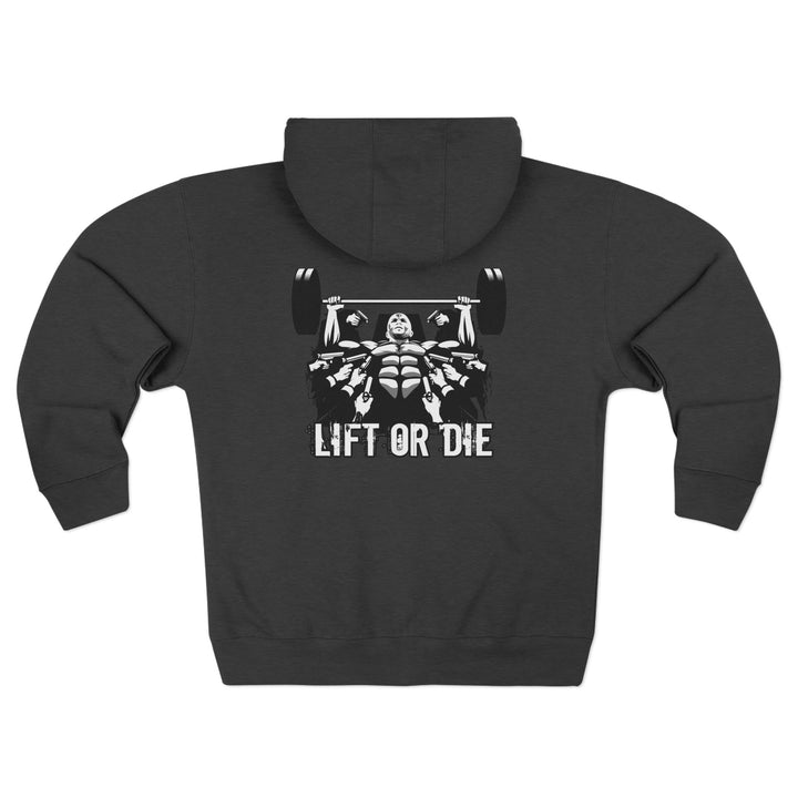MAC WICK LIFT BLACK WHITE/LIFT OR DIE ZIP UP