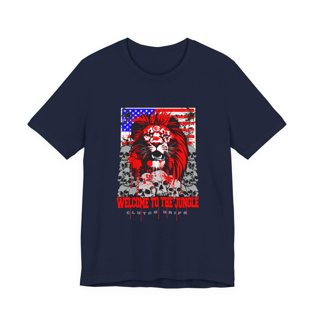 LIONHEART USA FLAG RED WHITE BLUE /WELCOME TO THE JUNGLE