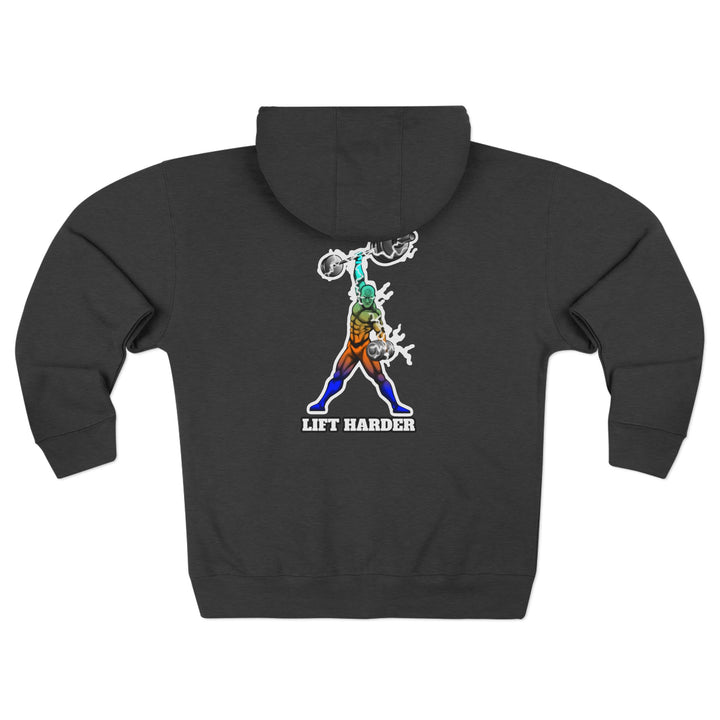 MAC POWER LIFT BLUE ORANGE AQUA FADE /LIFT HARDER ZIP UP