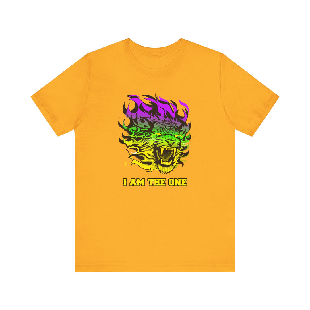 TIGER FLAME YELLOW GREEN PURPLE FADE/I AM THE ONE
