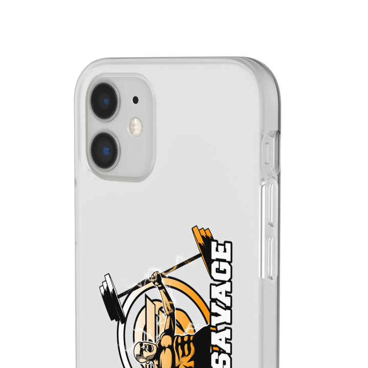 SPARTAN LIFT ORANGE WHITE PHONE CASE/STAY SAVAGE