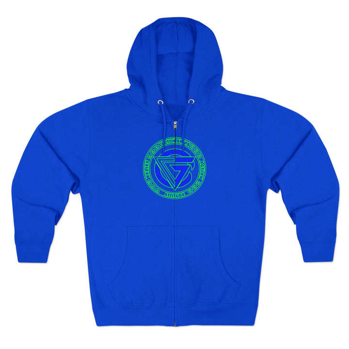 CG SKULLATOR BLUE GREEN /CLUTCHGRIPS ZIP UP