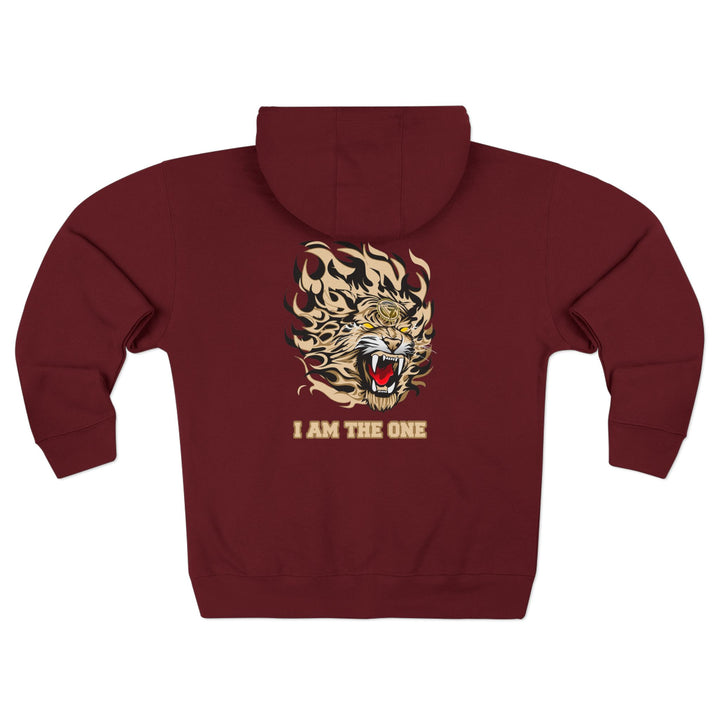CG  TIGER FLAME DESERT SAND/I AM THE ONE ZIP UP