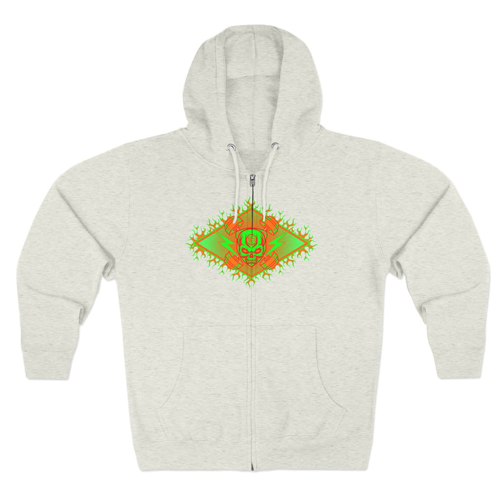 CG LIFT KICK ORANGE GREEN/LIFT HARDER ZIP UP