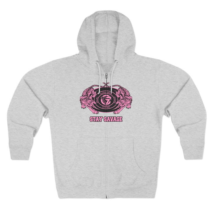 CG TIGER VS TIGER PINK/STAY SAVAGE ZIP UP