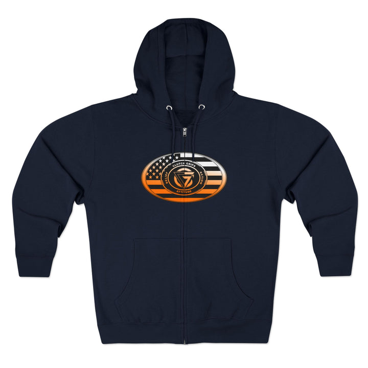 CG LIFT KICK ORANGE WHITE FADE/WELCOME TO THE JUNGLE ZIP UP