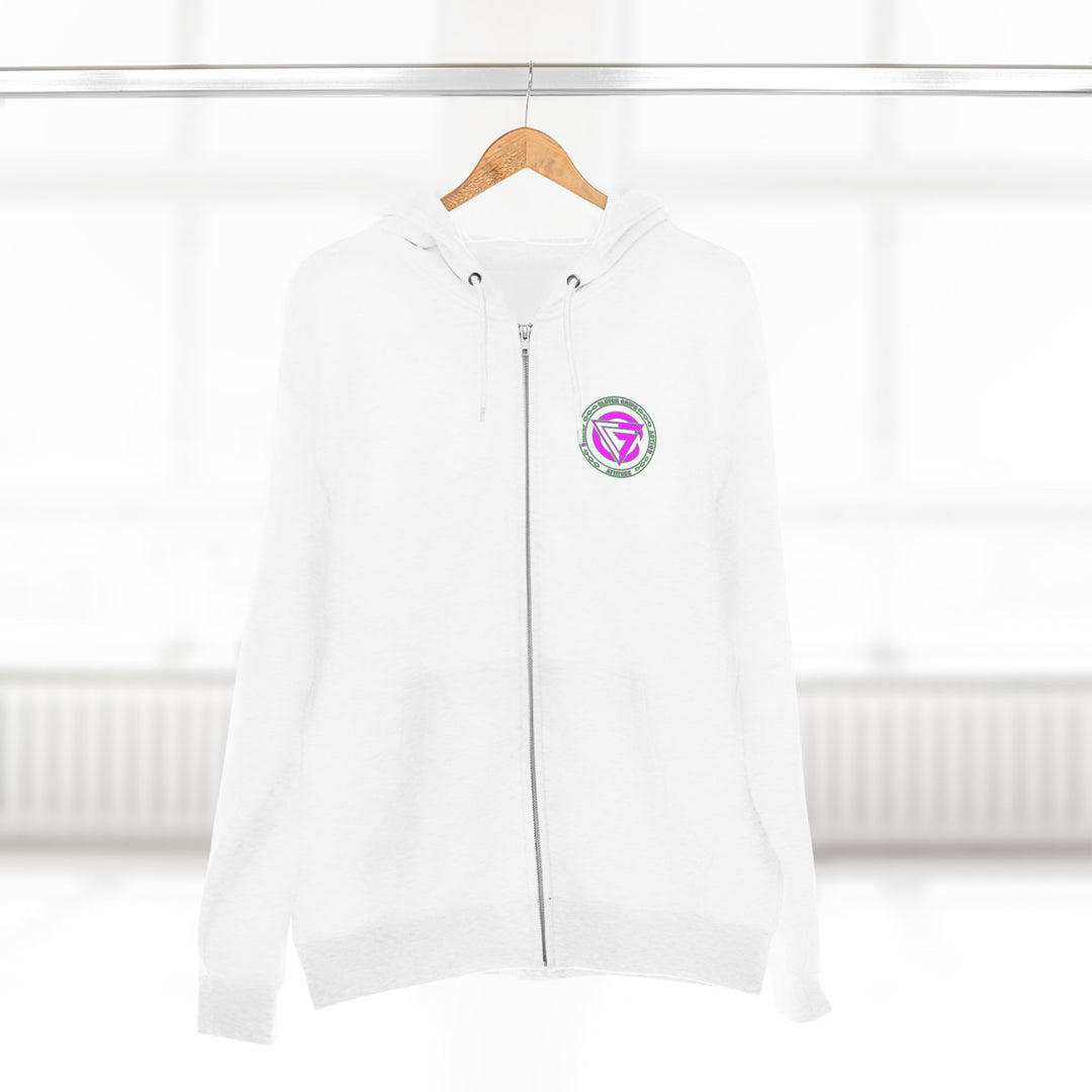 CG TIGER FLAME PURPLE GREEN /FIGHT FOR IT ZIP JACKET