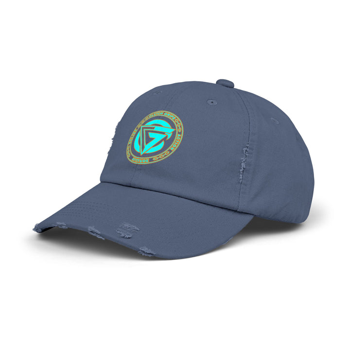 CG LOGO MIAMI AQUA /DISTRESSED CAP