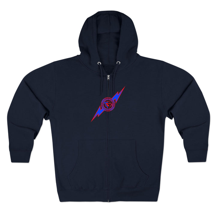 CG LION HEART RED WHITE BLUE /FIGHT FOR IT ZIP UP
