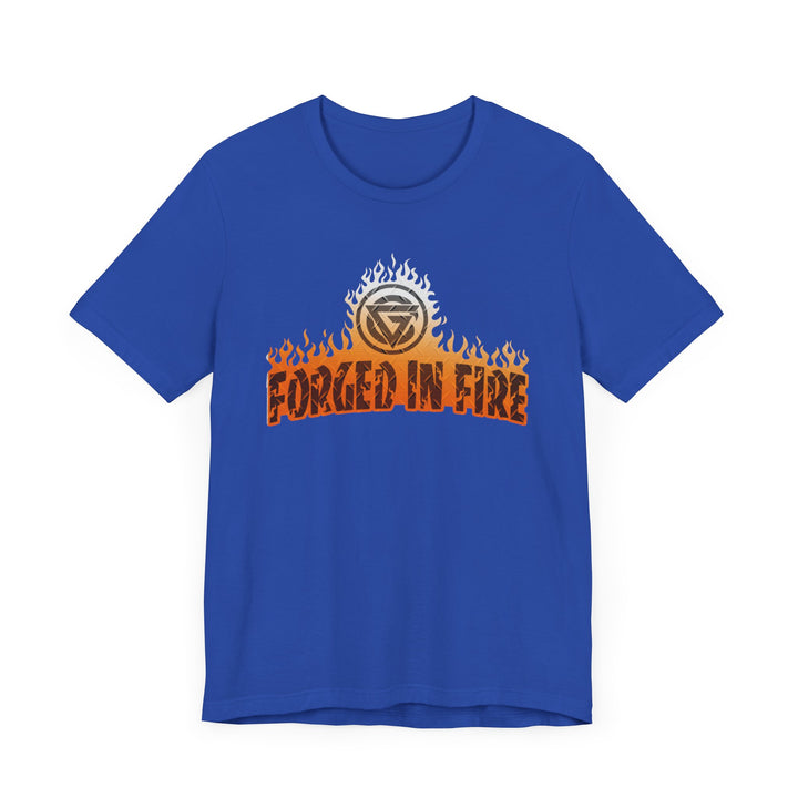 FORGED IN FIRE ORNGE WHITE /DIAMOND PLATE STYLE