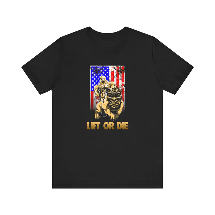 ANGRY DOG SAND AMERICAN FLAG/LIFT OR DIE