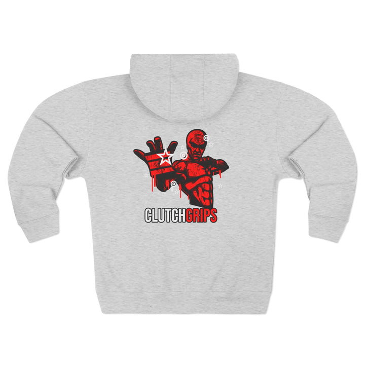 CG MASTER FLASH RED BLACK WHITE /CLUTCHGRIPS ZIP UP