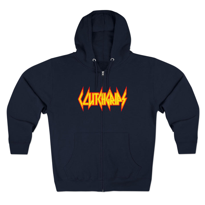 CG ANGRY DOG GOLD RED /LIFT OR DIE ZIP UP