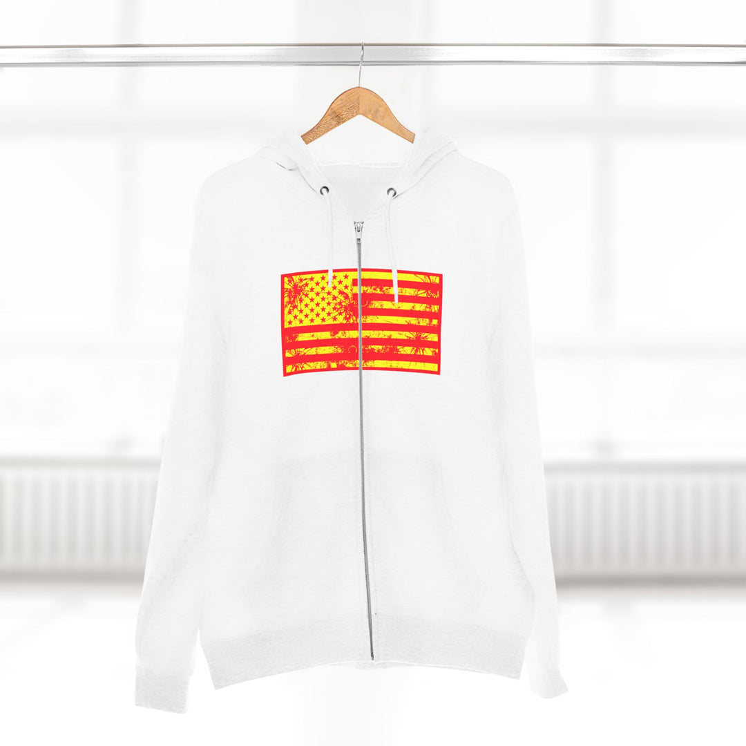 CG SGL SKULL BELL RED GOLD/READY FOR WAR ZIP UP