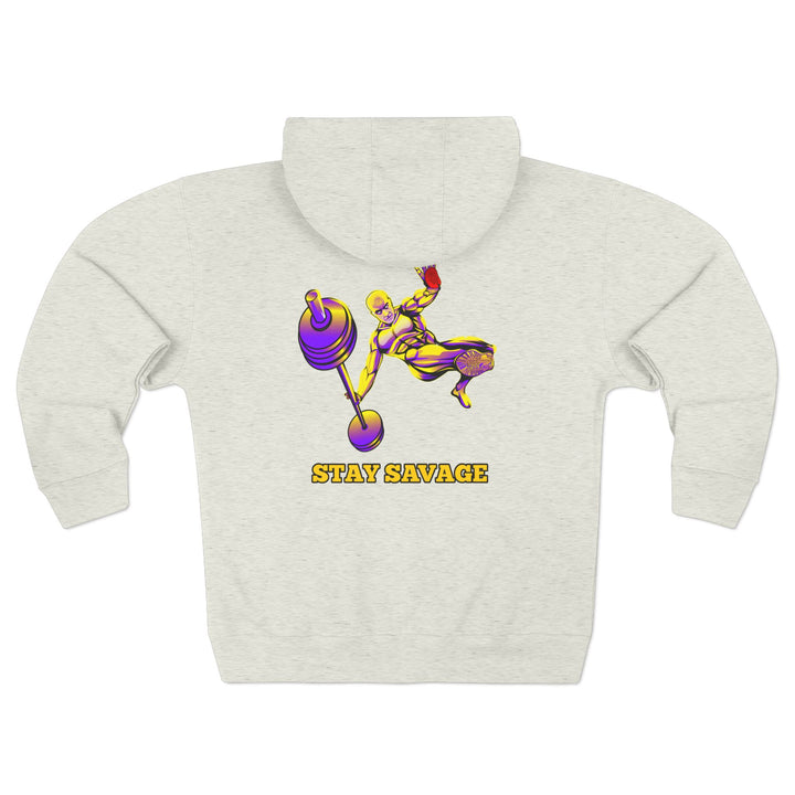 CG MAC JUMP PURPLE GOLD /STAY SAVAGE ZIP UP