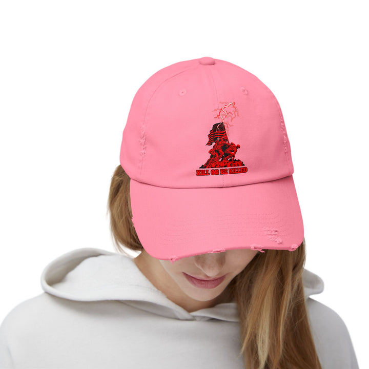 AMERICAN FREEDOM WARRIOR RED/KILL OR BE KILLED CAP