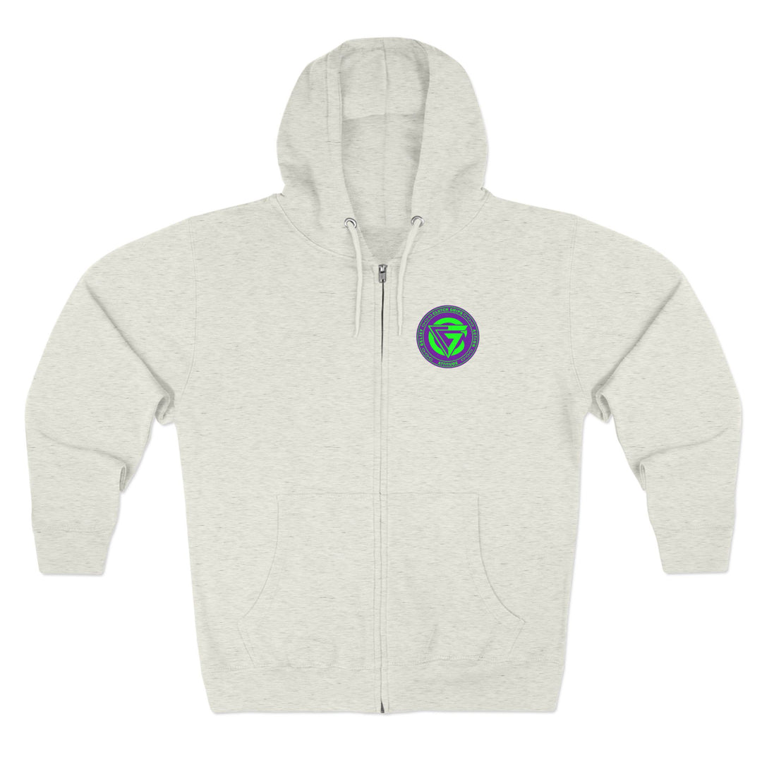 CG TIGER VS TIGER PURPLE GREEN /STAY SAVAGE ZIP UP