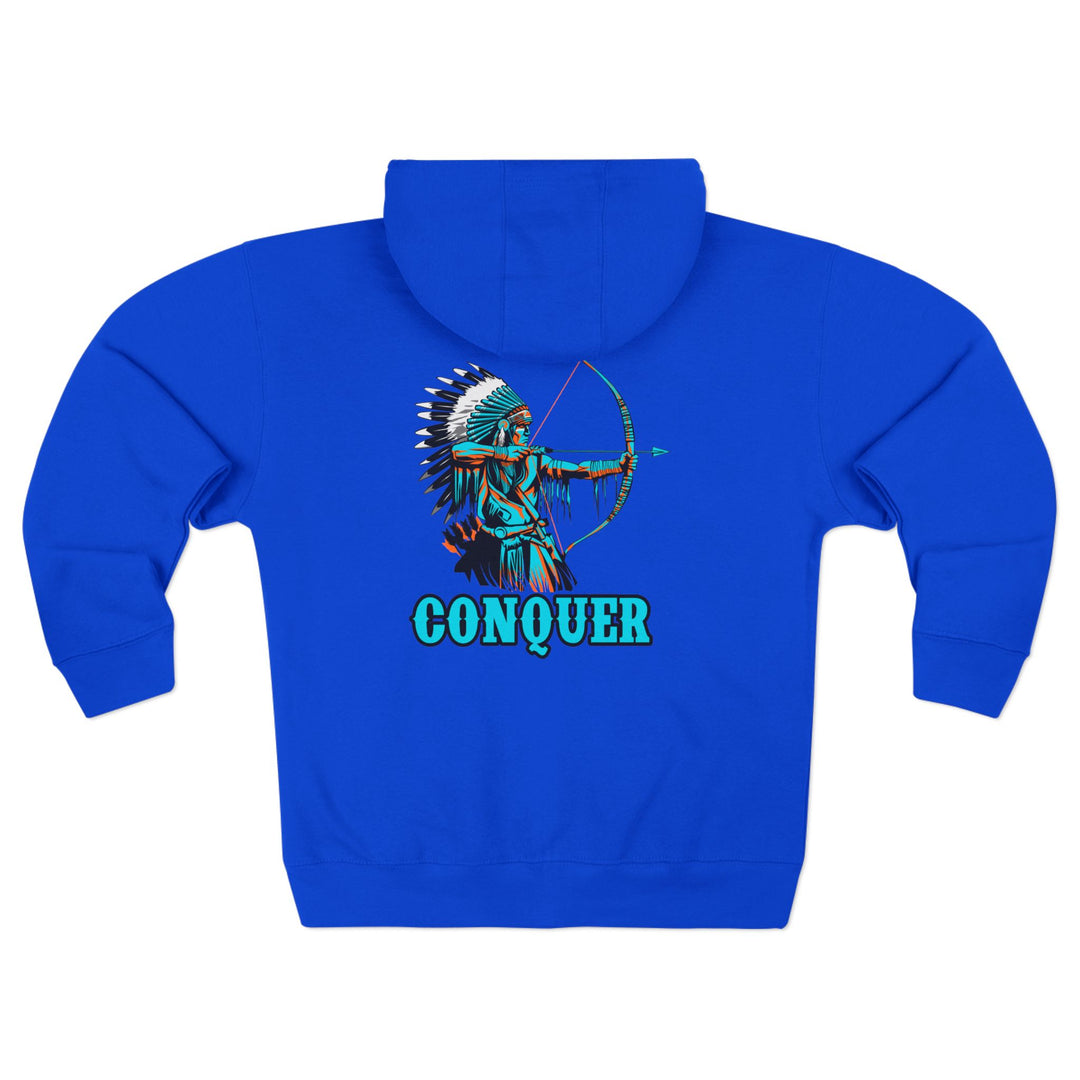 CG BIG MAC CHIEF AQUA ORANGE/CONQUER ZIP UP