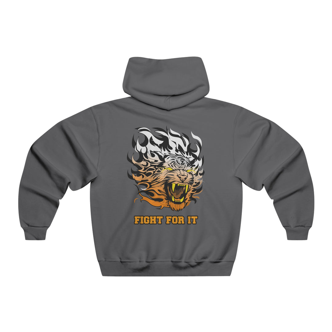 TIGER FLAME ORANGE WHITE FADE/FIGHT FOR IT
