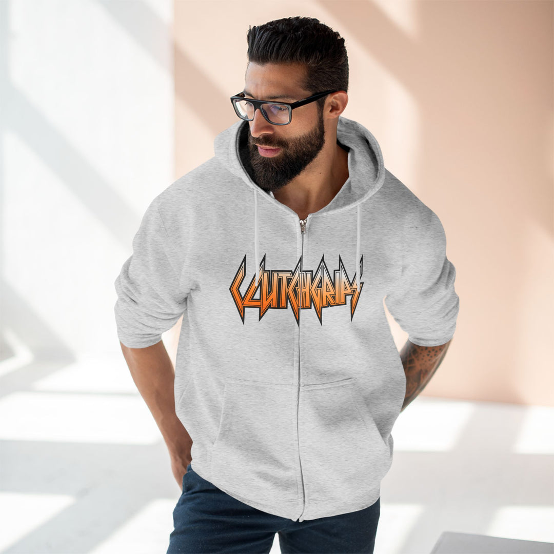 SAMURAI MAC  ORANGE WHITE /LIFT HARDER ZIP UP