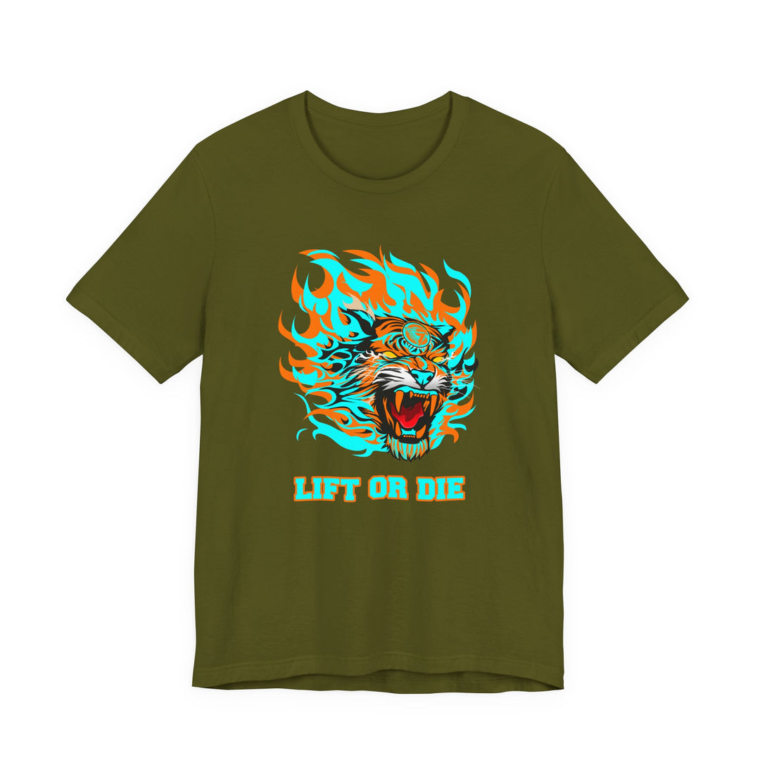 TIGER FLAME MIAMI AQUA ORANGE /LIFT OR DIE