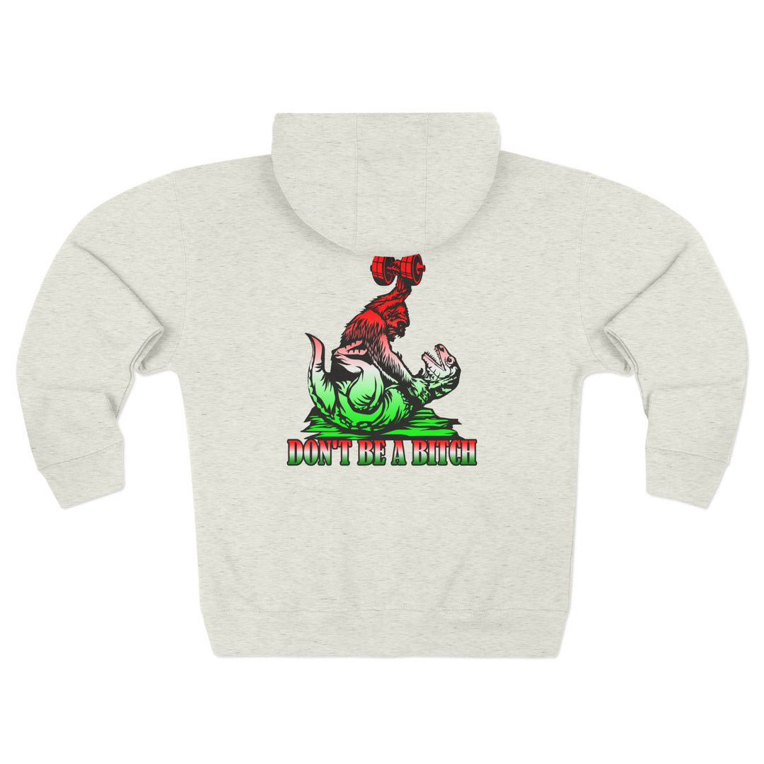 CG APE VS ZILLA RED WHITE GREEN FADE /DONT BE A BITCH ZIP UP